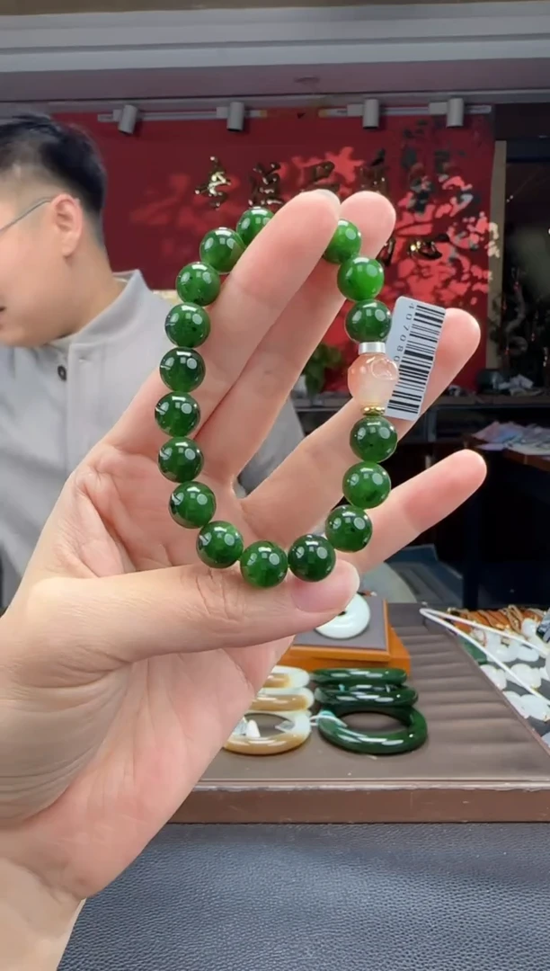 未镶嵌手串和田玉碧玉DIY手串
