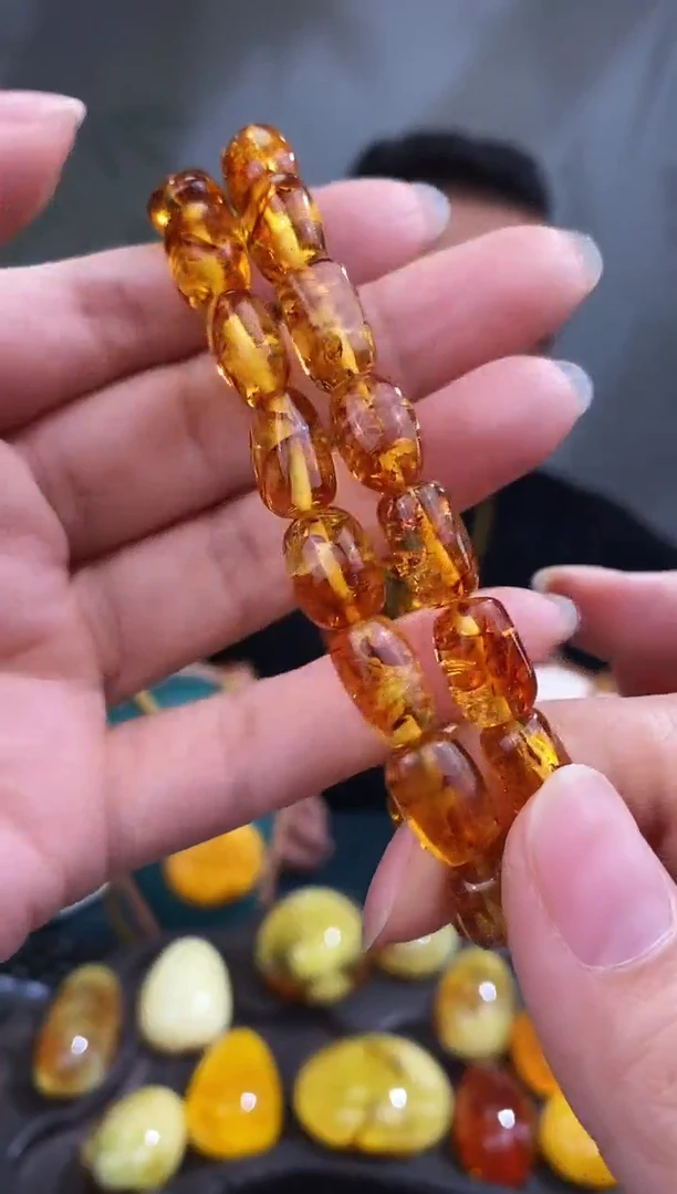 裸石琥珀未镶嵌9m+多样性发货 只发其中一件