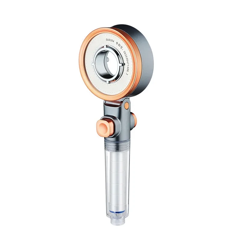 双面护肤花洒三档高压家用卫生间洗澡小蛮腰过滤淋浴喷头E686#