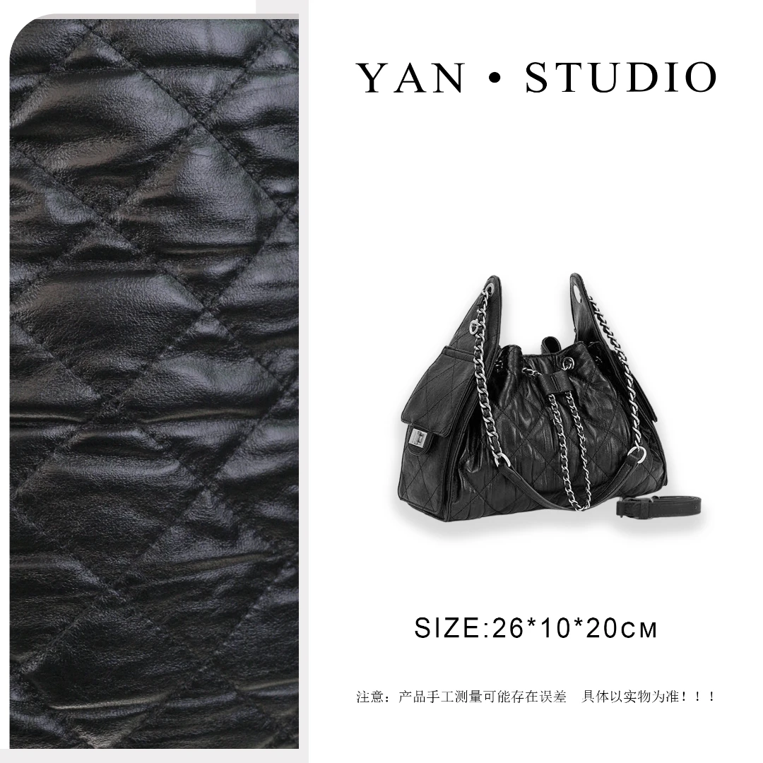 【艳姐甄选】ZT-D8033-泡芙黑-轻奢时尚百搭新款女包
