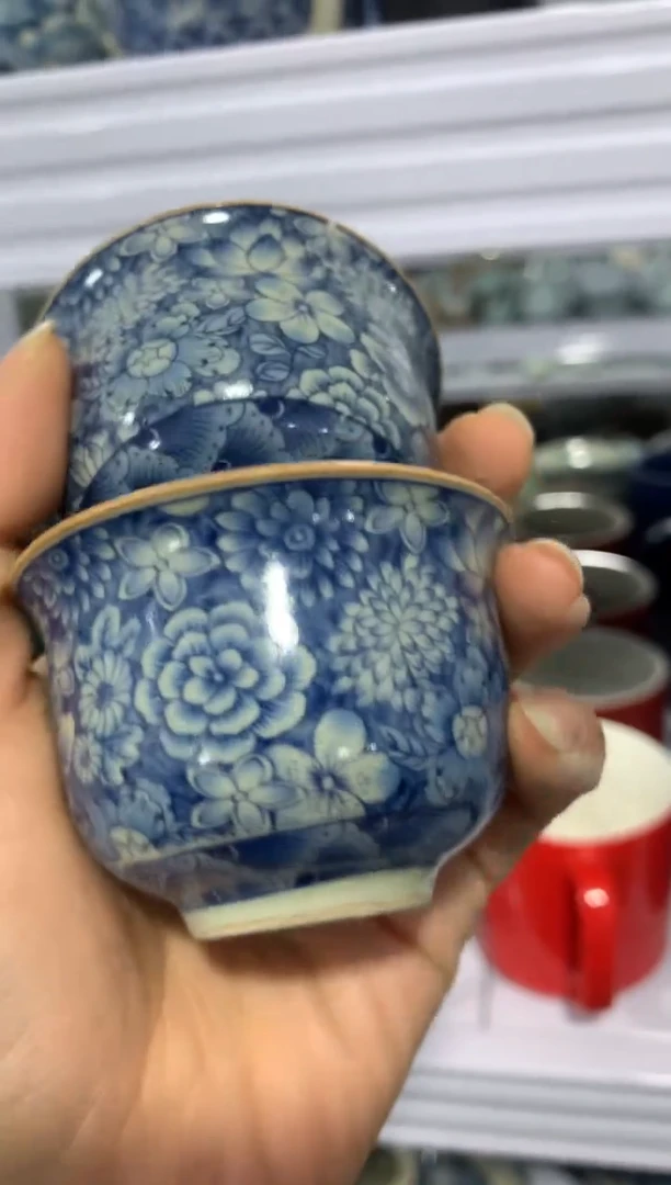【新粉福利】汝窑茶壶盖碗茶杯主人杯微矿点