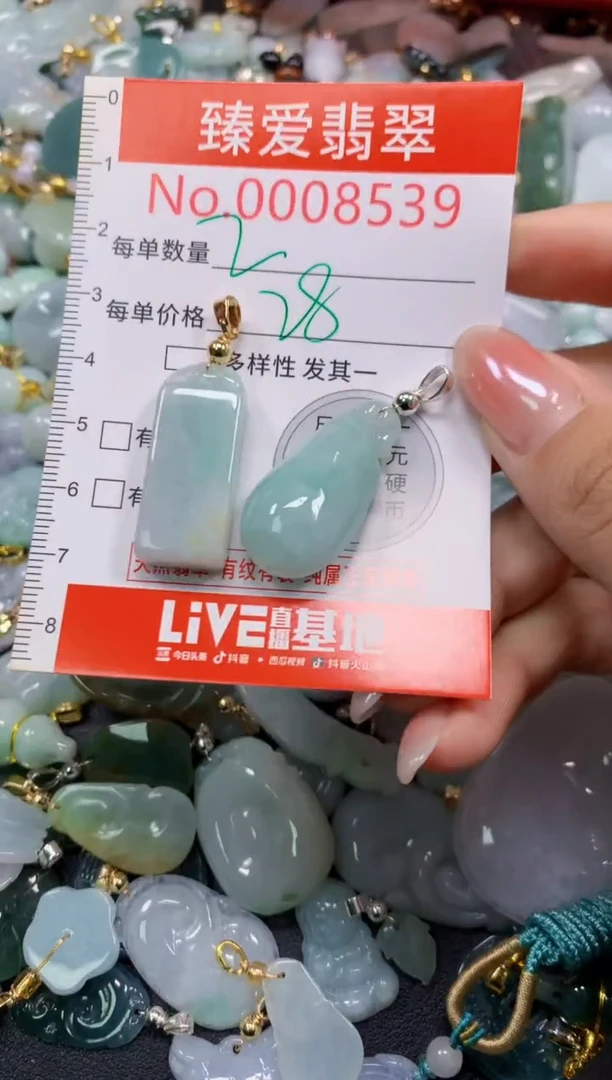 吊坠(不含链)未镶嵌翡翠8539
