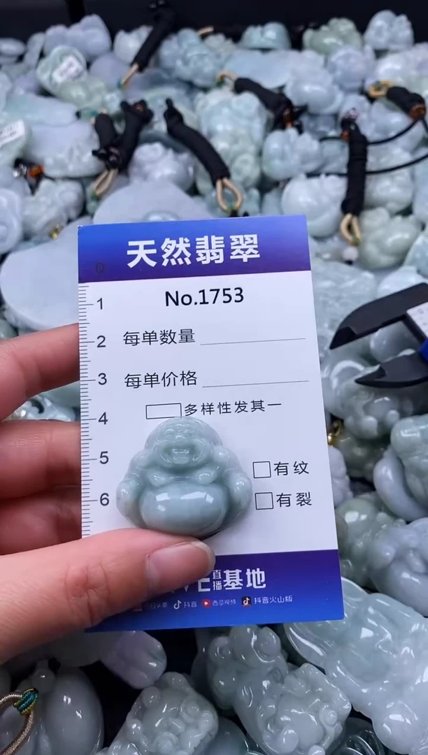 【闪购商品】翡翠颈饰未镶嵌缅甸A货翡翠1753