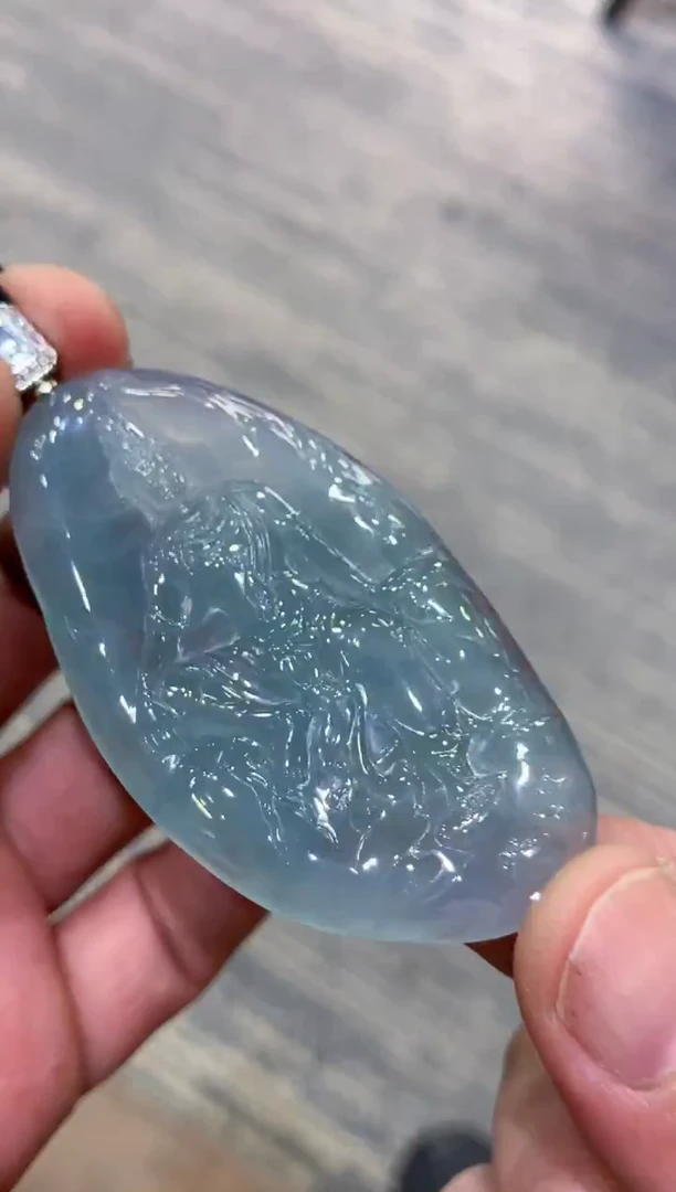 颈饰未镶嵌翡翠天然A货翡翠