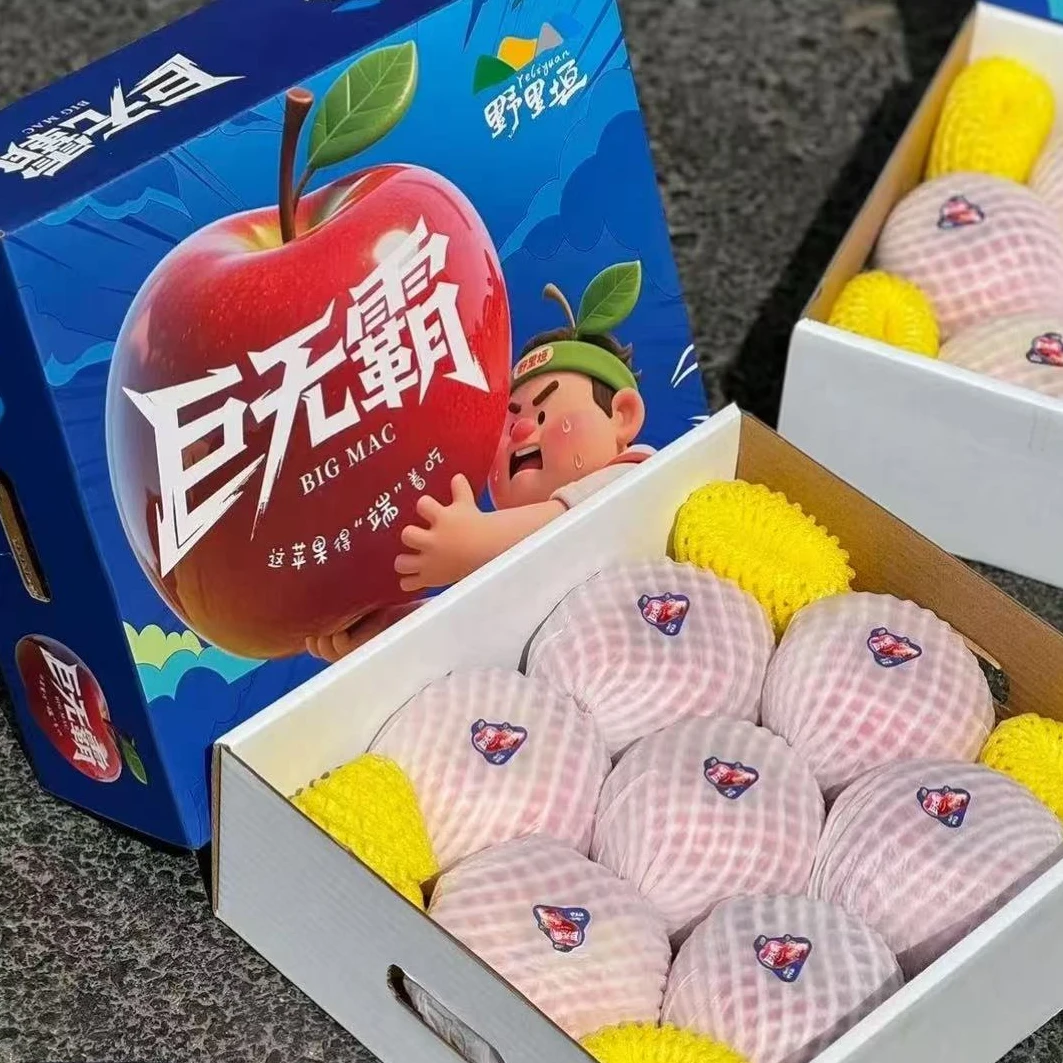 【顺丰】野里垣甜脆苹果 香甜多汁 毛重5斤左右 （仅发南京）