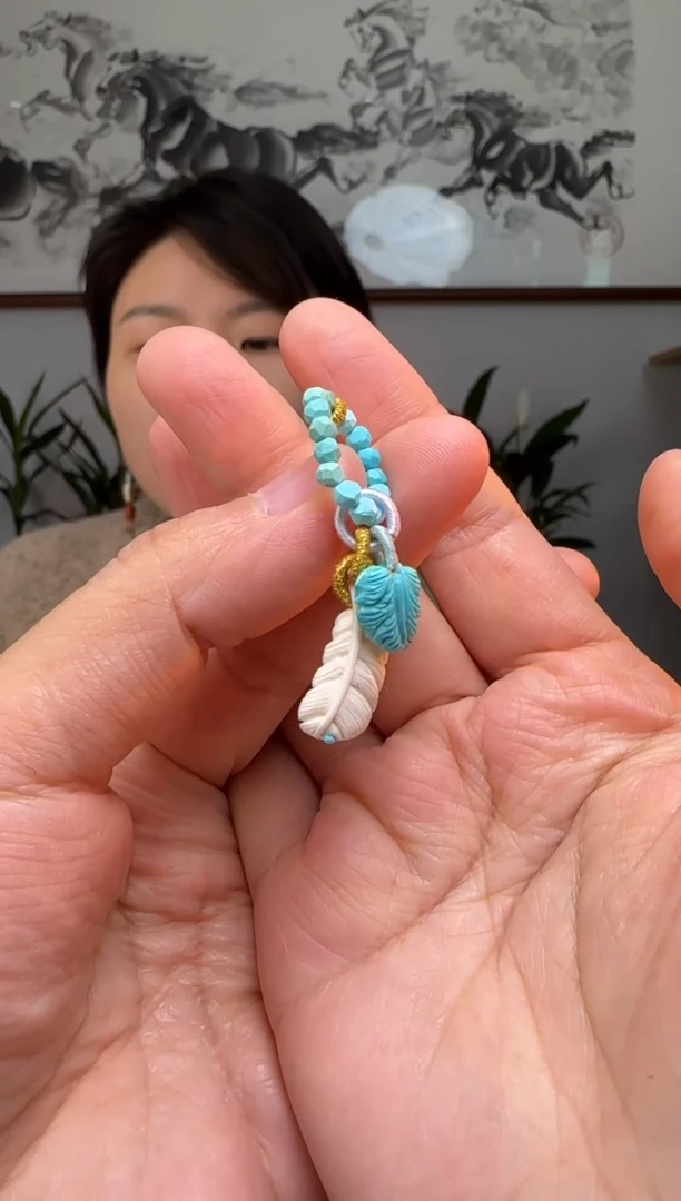 【闪购商品】绿松石提溜未镶嵌时尚百搭A1970