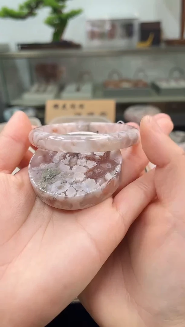未镶嵌手镯石英质玉57圈口（赠品镯心）3606159