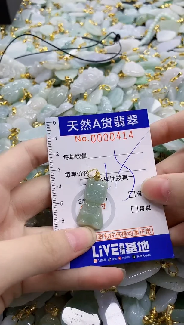 颈饰未镶嵌翡翠天然A货翡翠