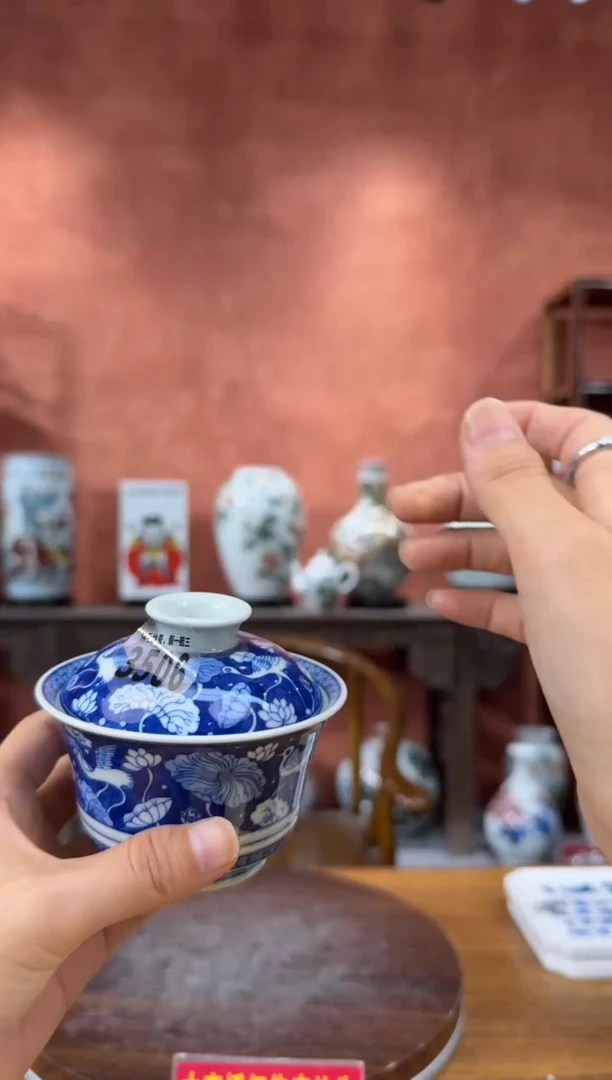 吴义松陶盟手绘陶瓷编码：3506