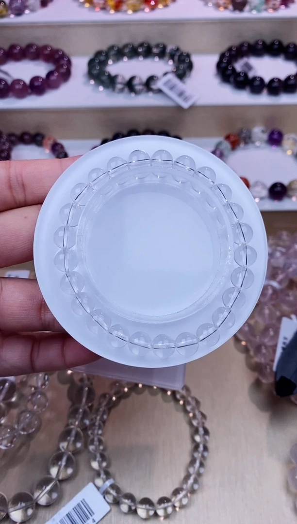 水晶手串未镶嵌白水晶7m+