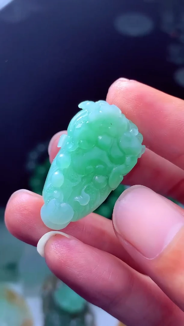 未镶嵌定制翡翠翡翠毛货定制224378