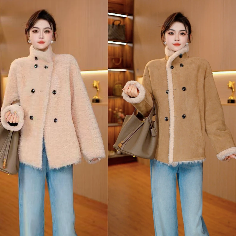 100%羊毛W117-3双面穿外套