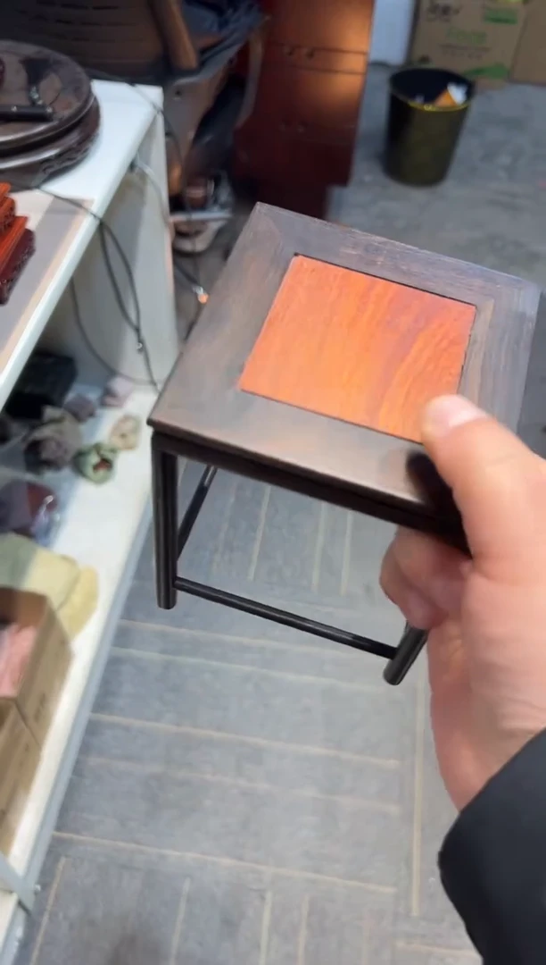 【闪购商品】黑酸枝木类端景台工艺品底座