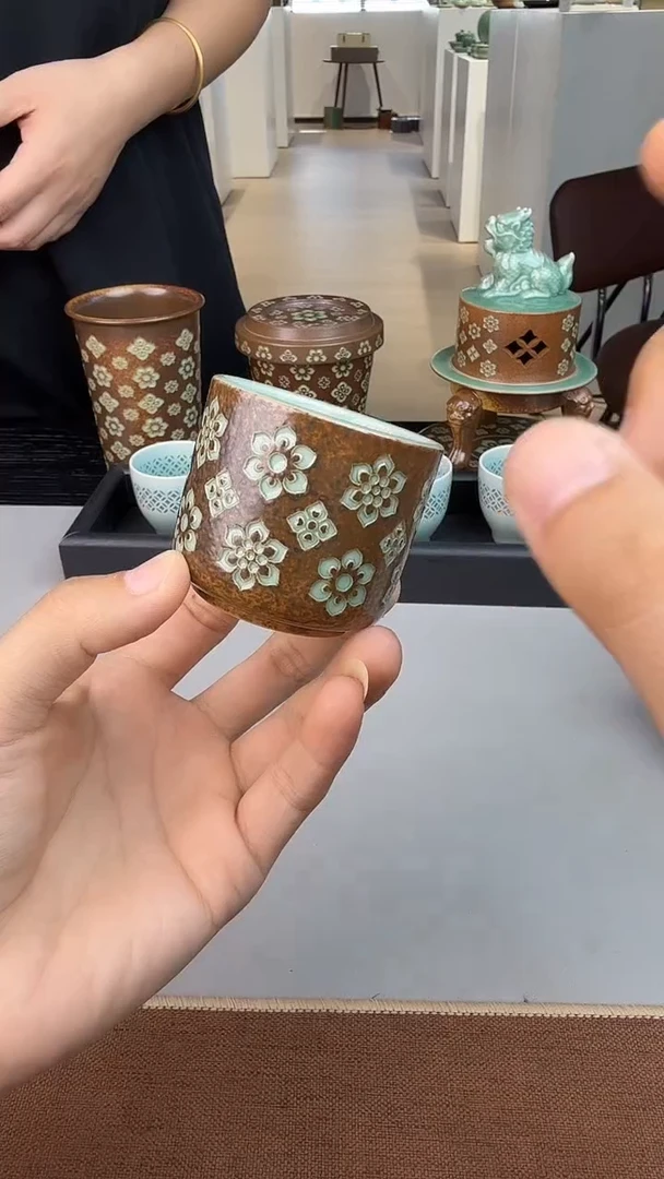 青瓷手工茶器包邮不带礼盒
