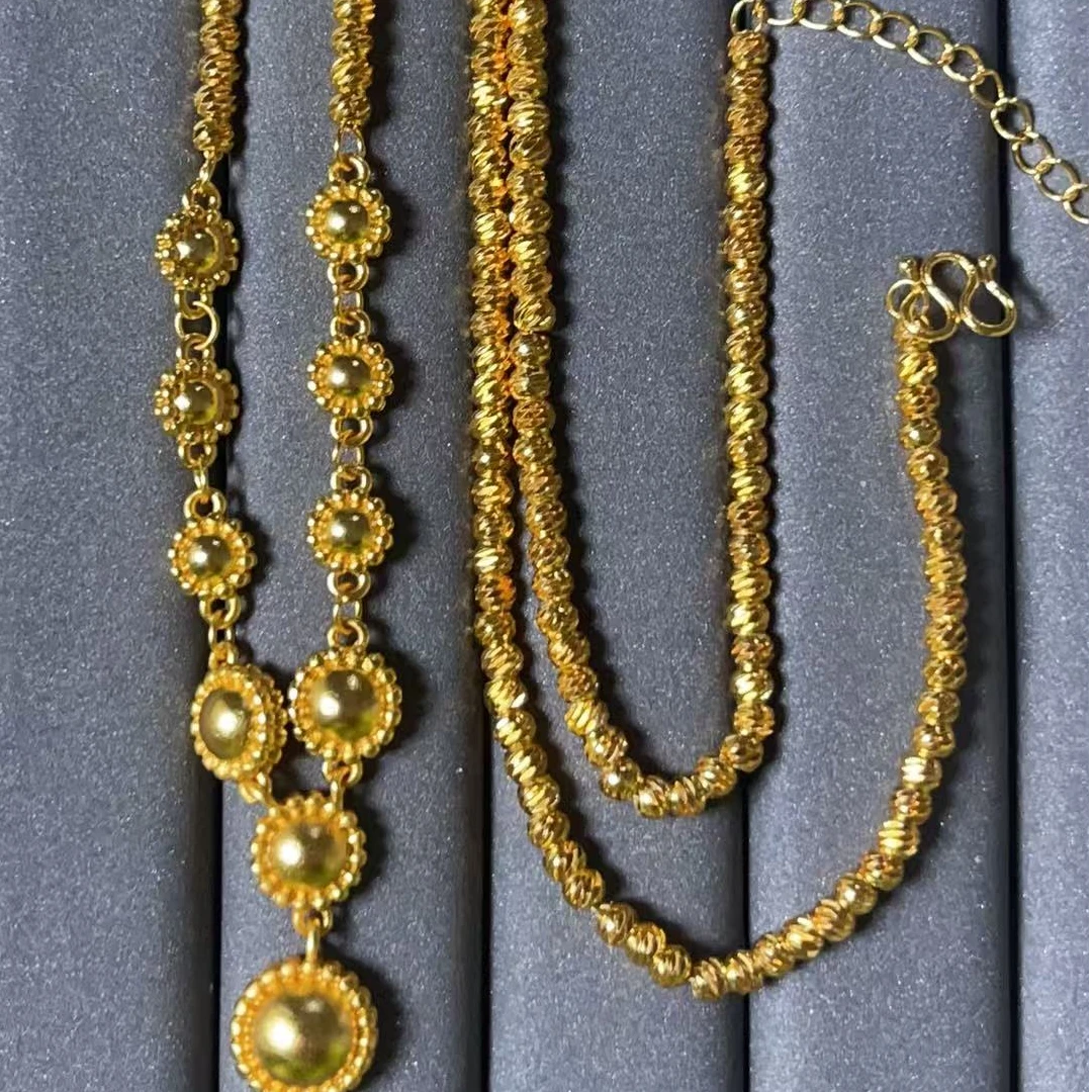 宝阁甄选黄珠珠项链295