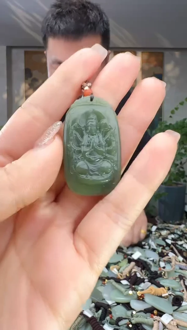 颈饰未镶嵌和田玉拍一发一多样性发货