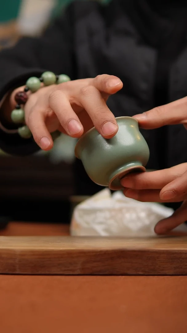 【闪购商品】瓷片原产地原矿仿古主人杯微瑕福利