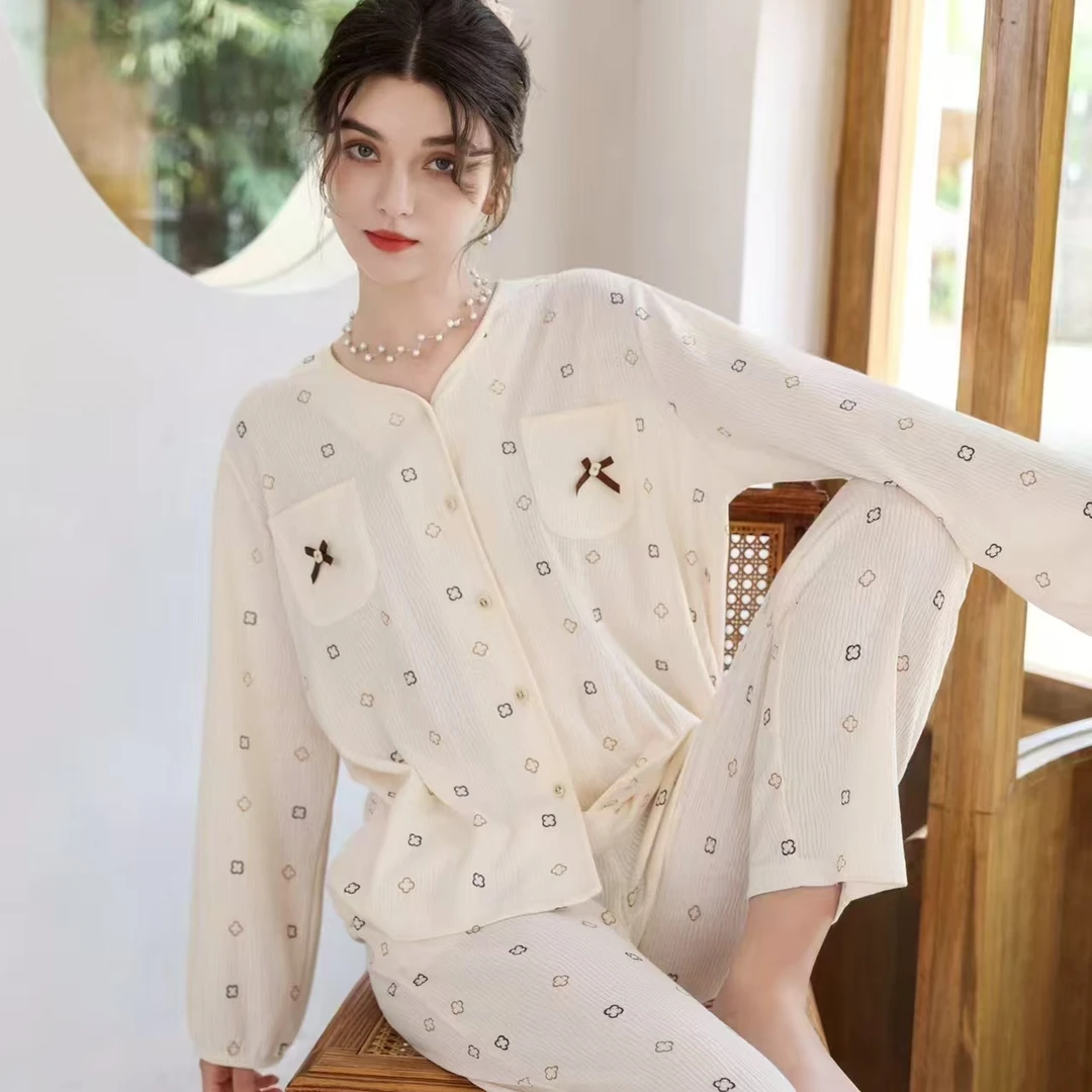 长袖长裤春季新款家居服