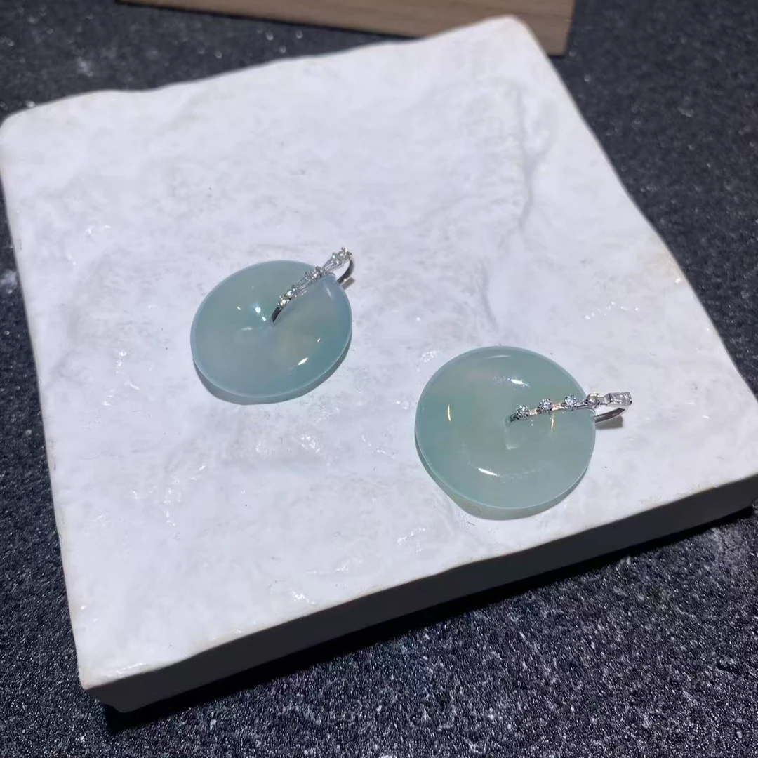 翡翠平安扣F1690多样性发一