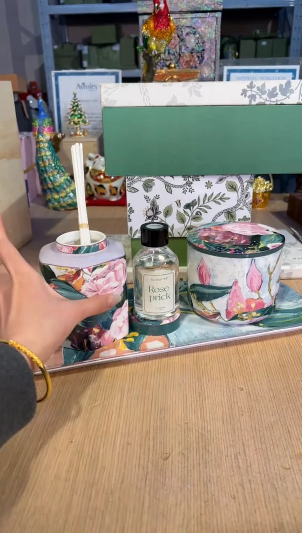 【闪购商品】杯95油画香薰+六边香氛+大长盘