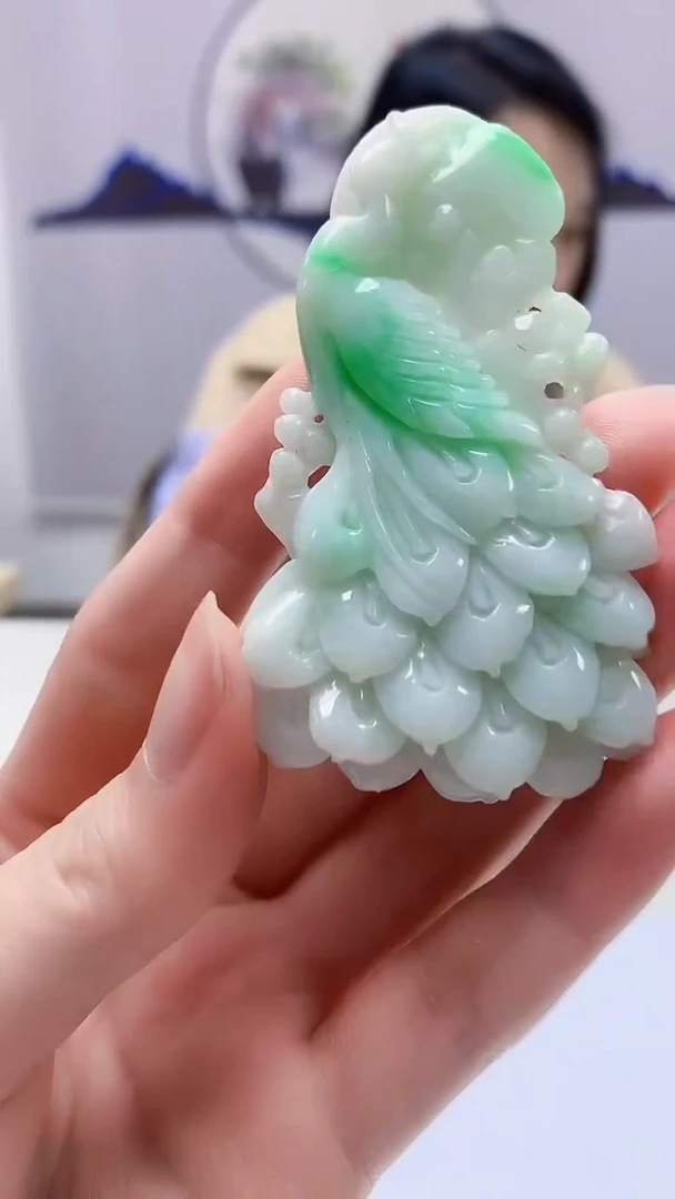 【闪购商品】定制翡翠未镶嵌3123zm-毛货挂件72