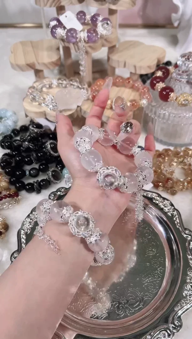 【闪购商品】水晶手链未镶嵌天然水晶默认微瑕 多样性发货发其一