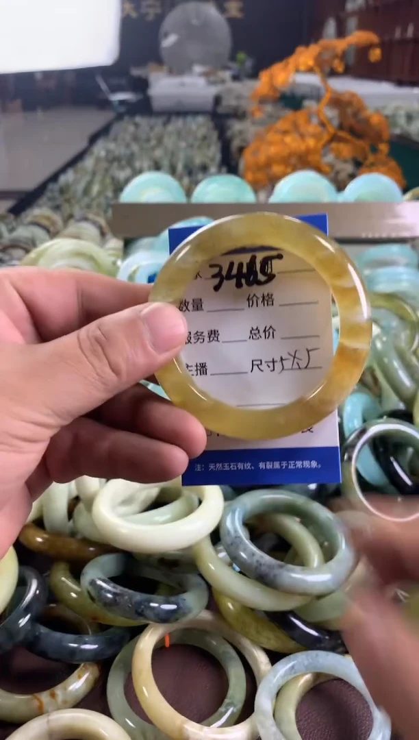 未镶嵌蛇纹石玉手镯3465