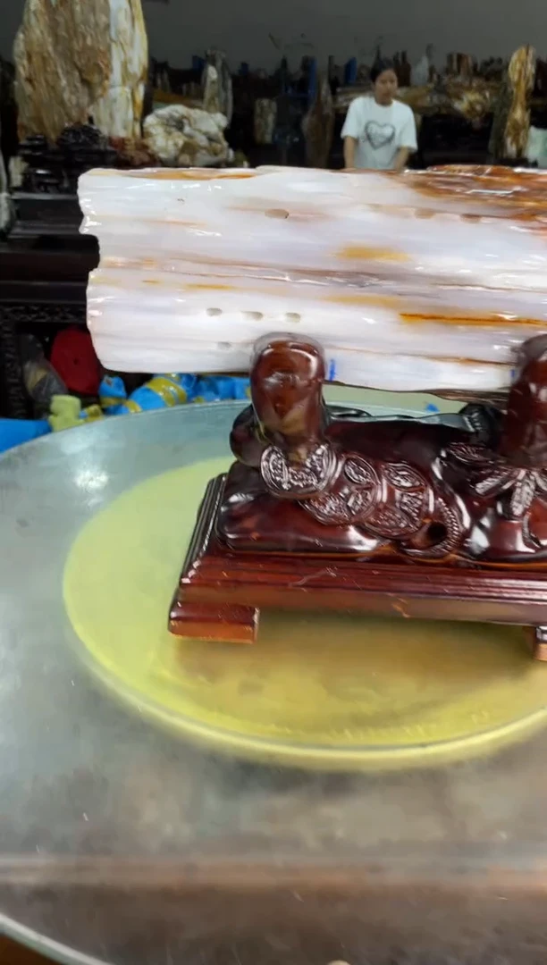 硅化玉摆件未镶嵌26