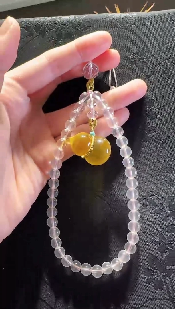 未镶嵌手绳水晶葫芦款多样性发货其一