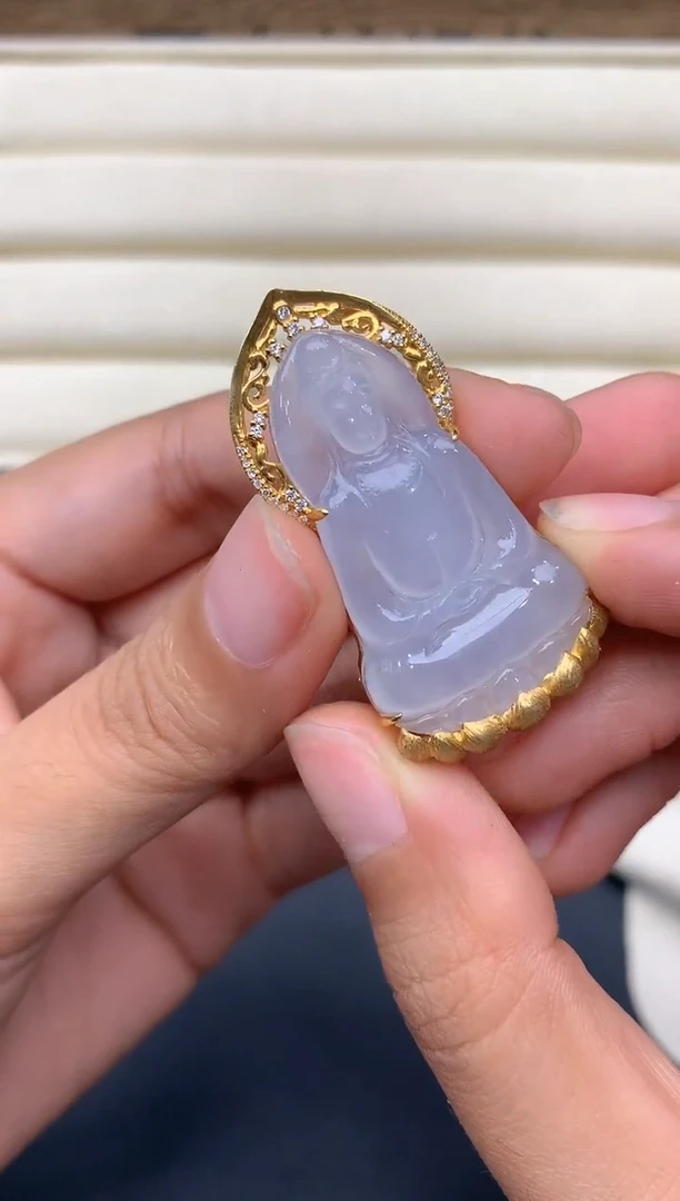 【闪购商品】翡翠颈饰18K金镶嵌283-中国好珍宝