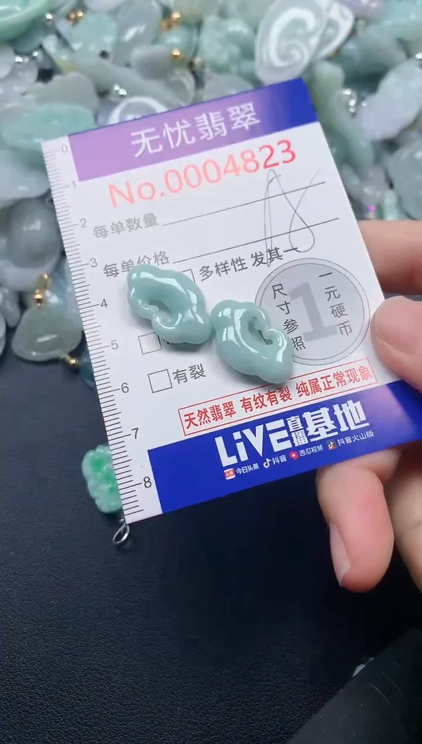 吊坠(不含链)未镶嵌翡翠4823