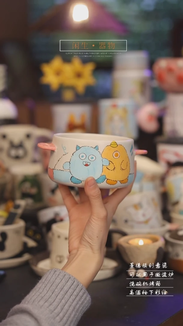 【闪购商品】景德镇可爱设计师款陶瓷