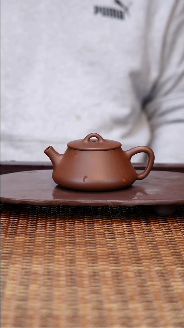 茶壶紫砂汀禾紫砂《石瓢》120cc