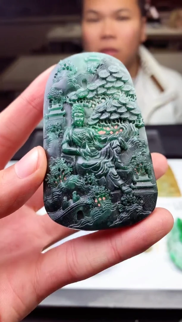 未镶嵌定制翡翠天然A货翡翠拍一发一