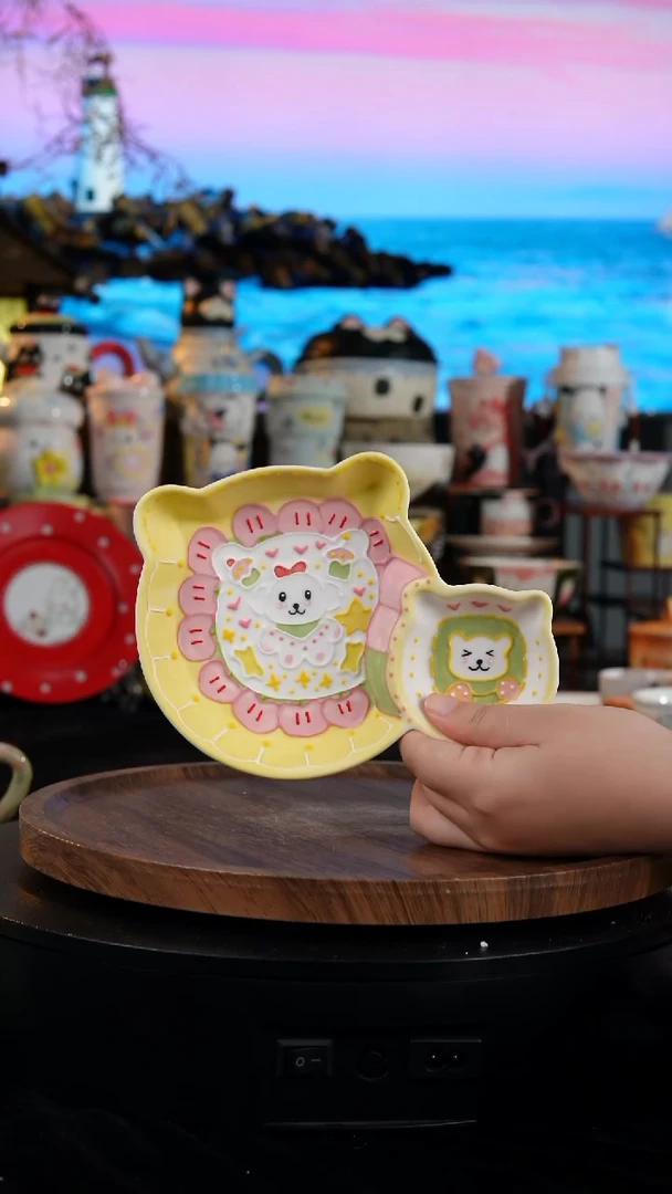 陶瓷便携款景德镇手工手绘陶瓷