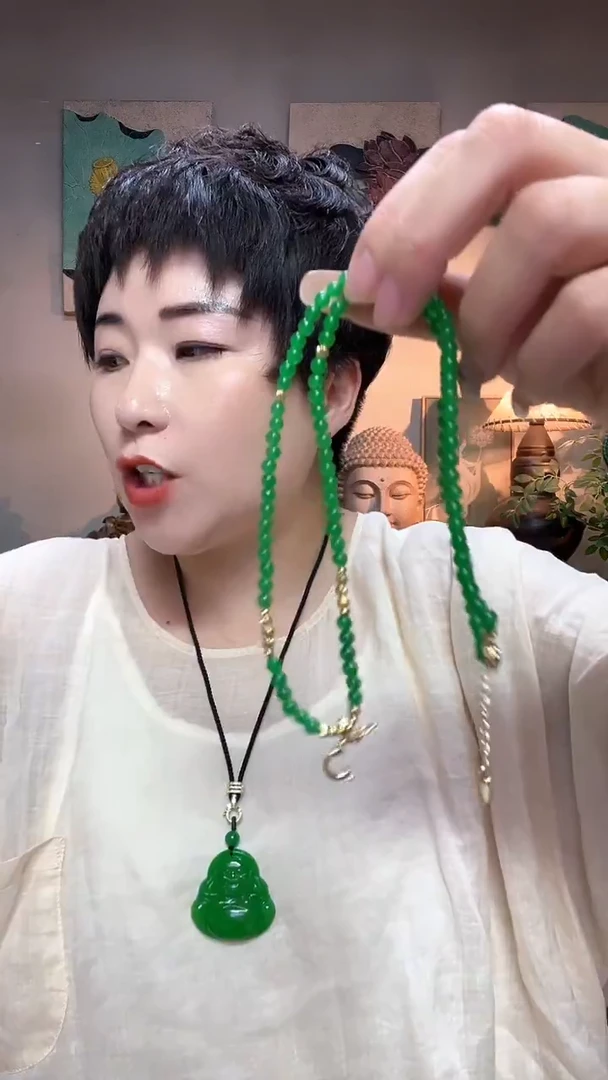 吊坠(赠链)合金翡翠579