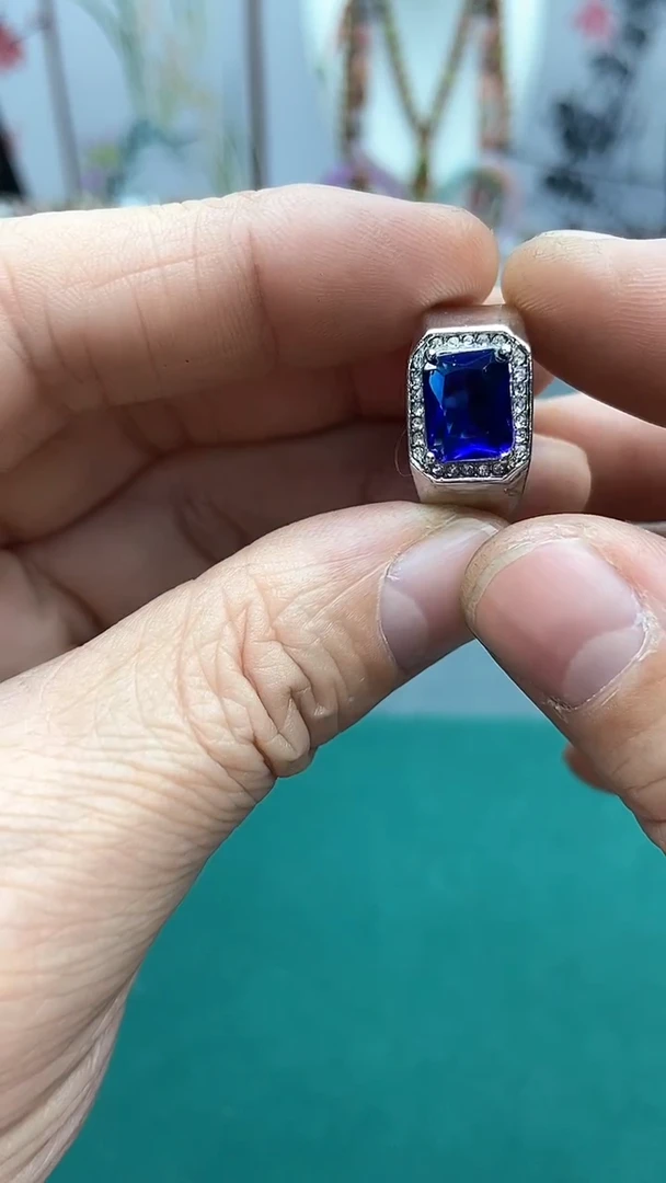 【闪购商品】水晶戒指银S925镶嵌A929 戒指