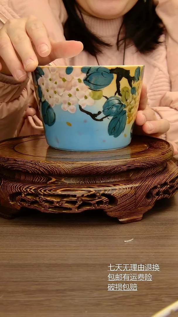 【闪购商品】碗水杯纯手工手绘景德镇