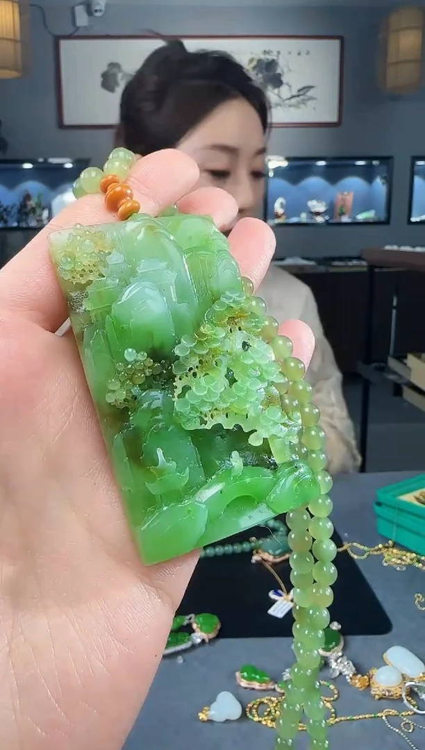 【闪购商品】和田玉吊坠(不含链)未镶嵌1