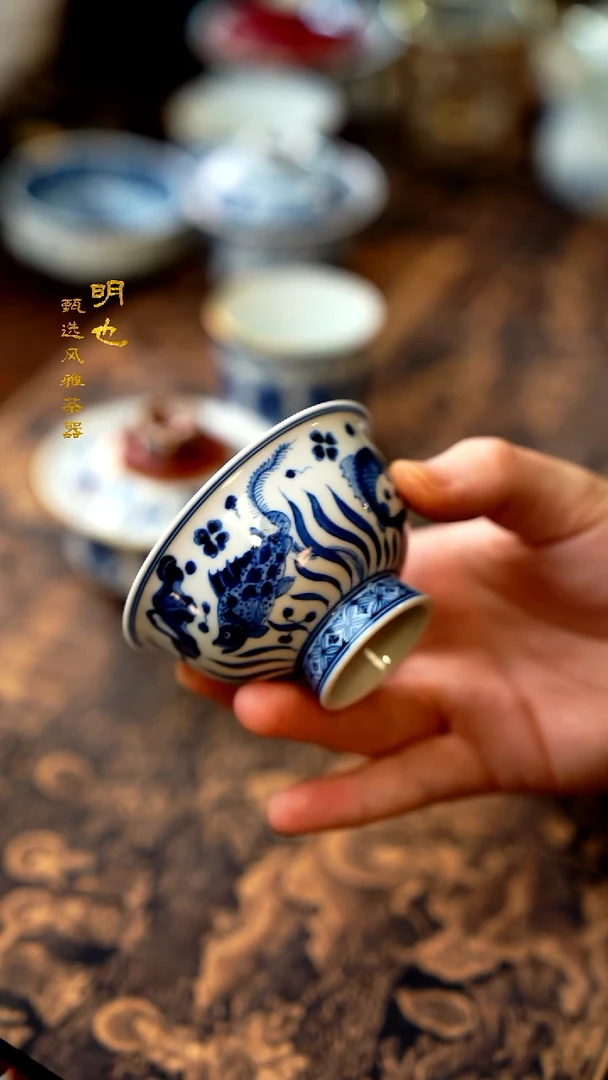 【闪购商品】1明也茶器/ 鱼杯一个