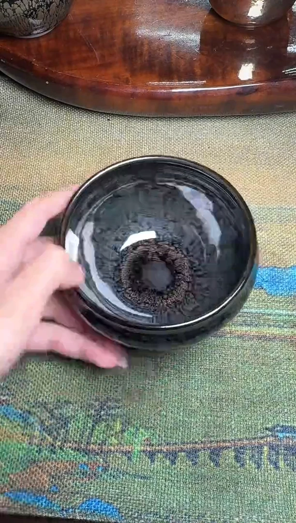 茶盏阙梅娇水墨牡丹15
