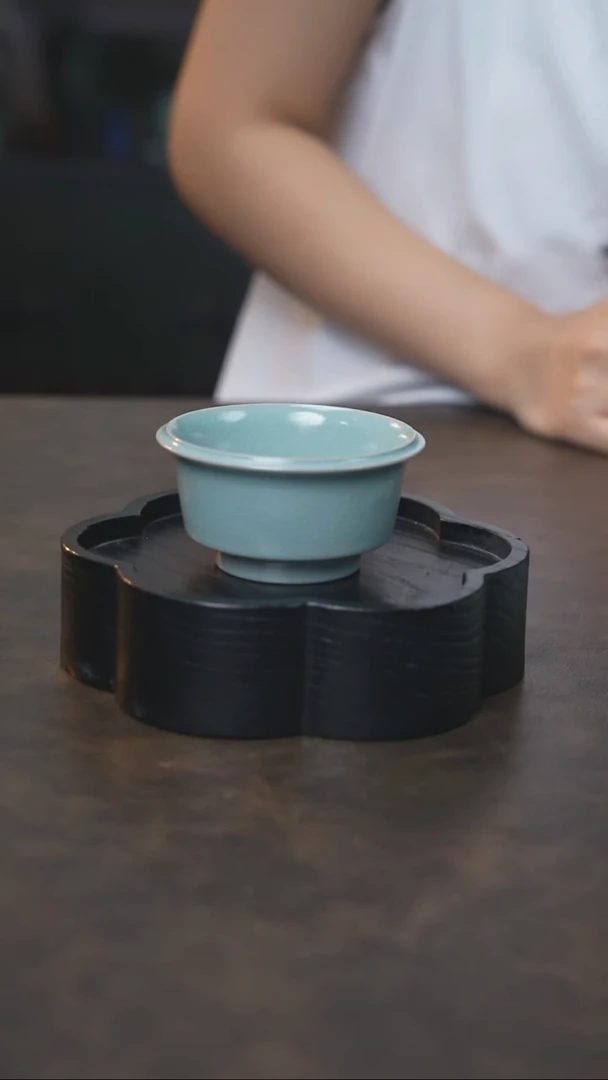 直壁洗杯 汝瓷 （拾汝）（天青）
