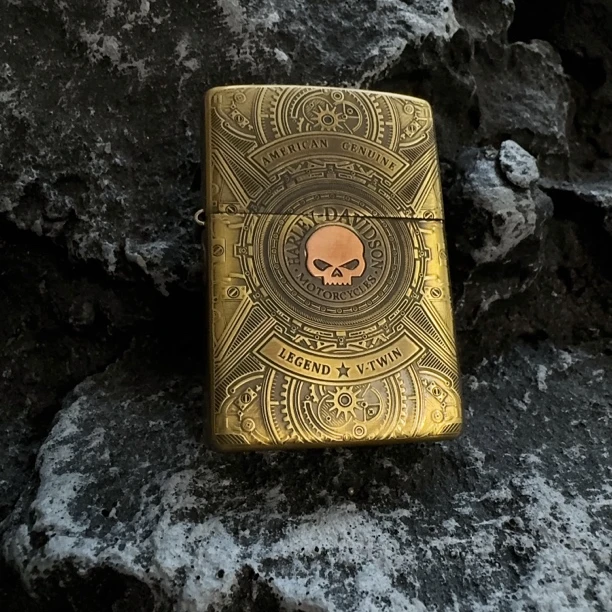 ZIPPO打火机  机械哈雷 254B煤油打火机 送礼物 DYJ1