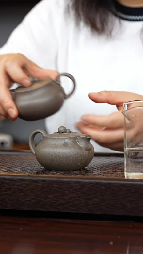 茶壶紫砂16号，丹壶溢香紫砂壶150毫升