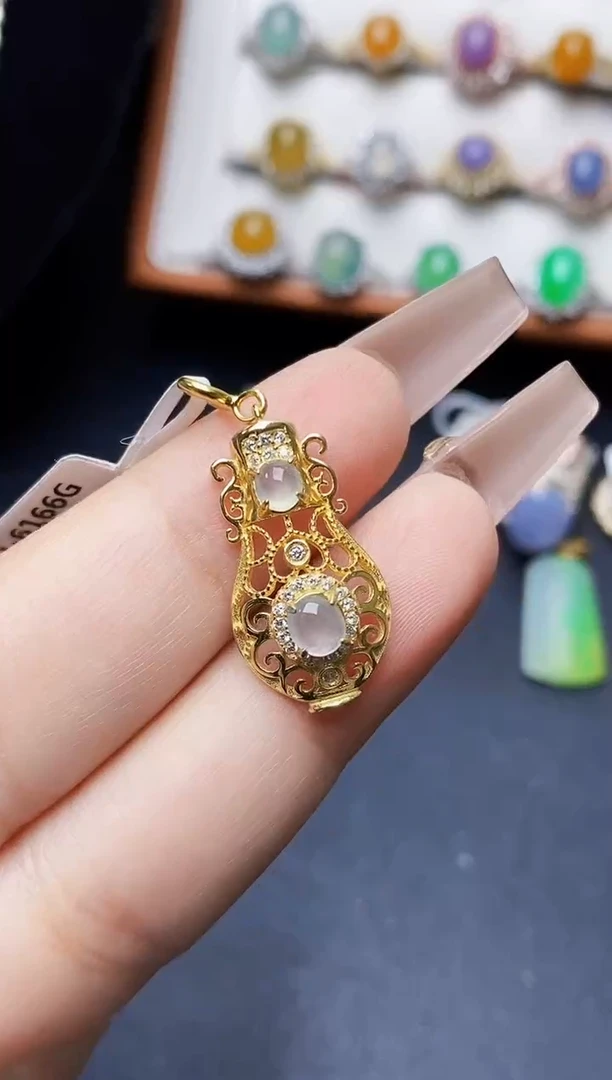 银S925镶嵌戒指翡翠1361