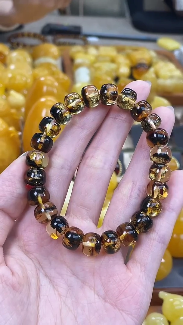 裸石琥珀未镶嵌J104微瑕