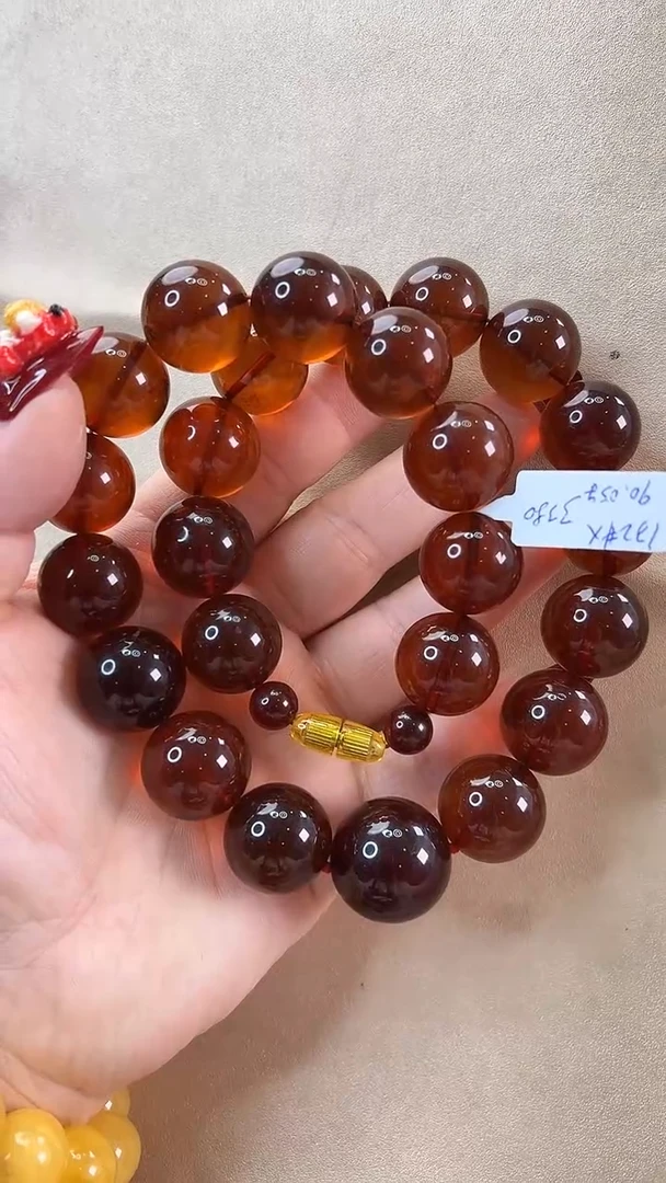 【闪购商品】琥珀颈饰未镶嵌项链