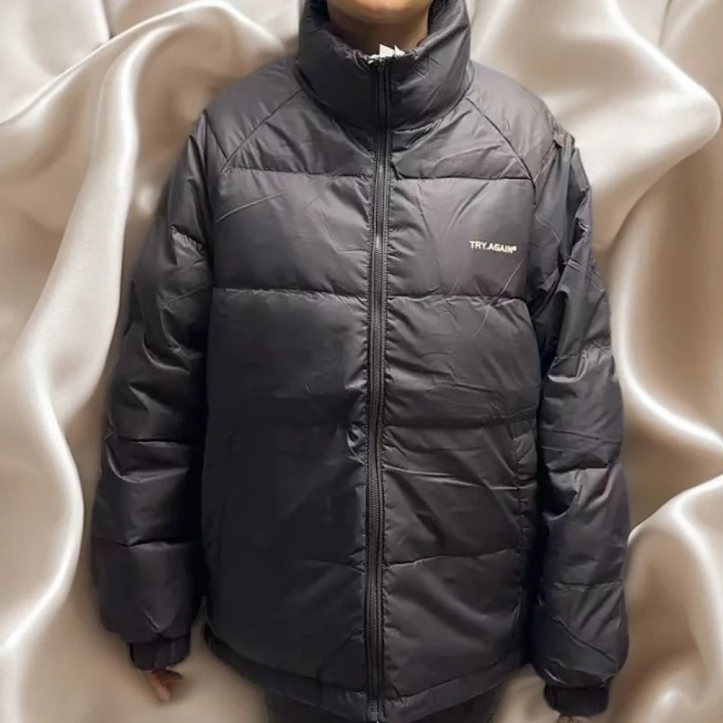 6618保暖外套短款男士冬季深咖色休闲时尚运动