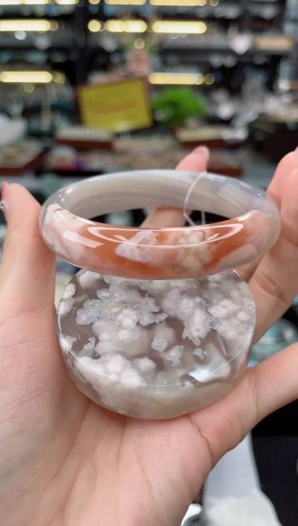 【闪购商品】石英质玉手镯未镶嵌60圈口（赠品镯心）3918136