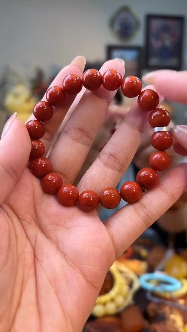 未镶嵌手串南红玛瑙成品